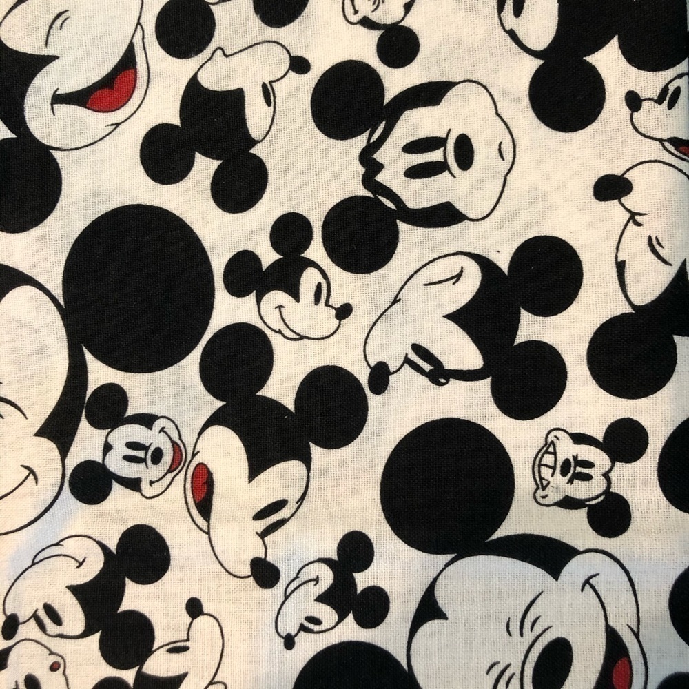 Mickie Mouse Cotton Fabric Quilting Fabric Cotton Woven Material